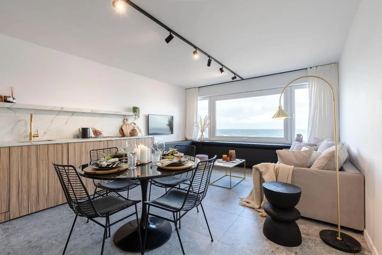 Modern Design Flat With A Stunning View Over Ostend Beach Belgium
